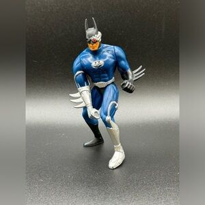 Vintage 1994 DC Comics Batman Action Figure Blue And Black 5” Kenner